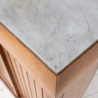 Wood and marble back bar — Art Deco — 1920.