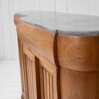 Wood and marble back bar — Art Deco — 1920.