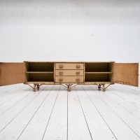 Enfilade en bambou et rotin - 1960