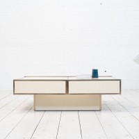 Table basse bar Willy Rizzo - XXème