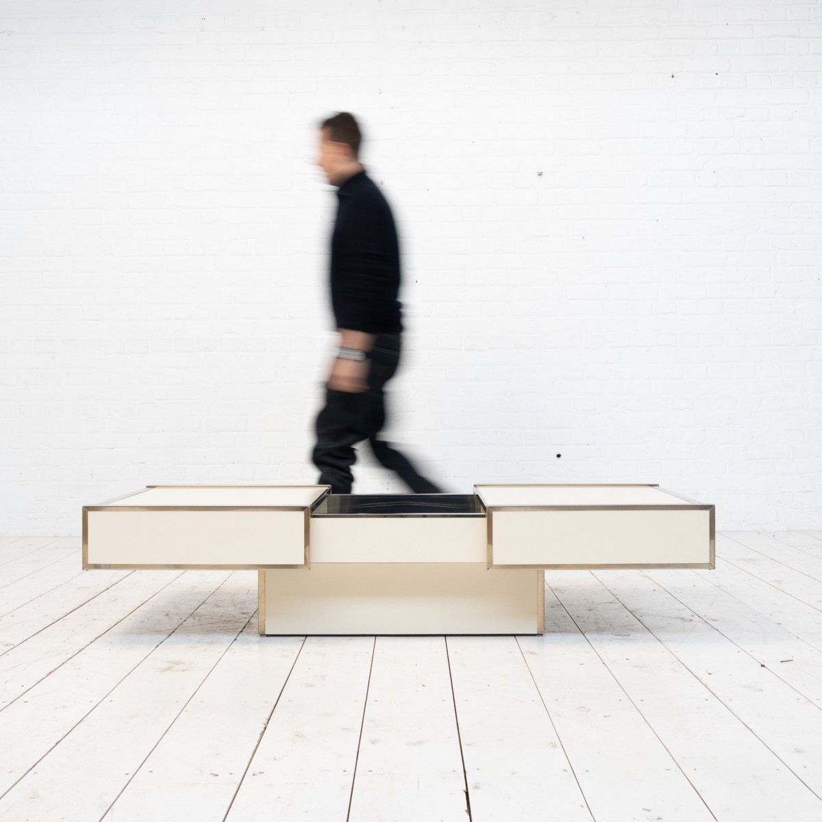 Table basse bar Willy Rizzo - XXème