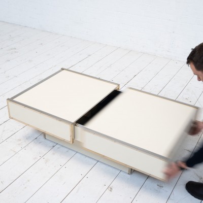 Table basse bar Willy Rizzo - XXème