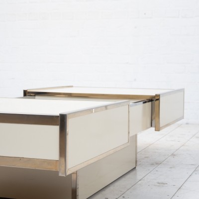 Table basse bar Willy Rizzo - XXème