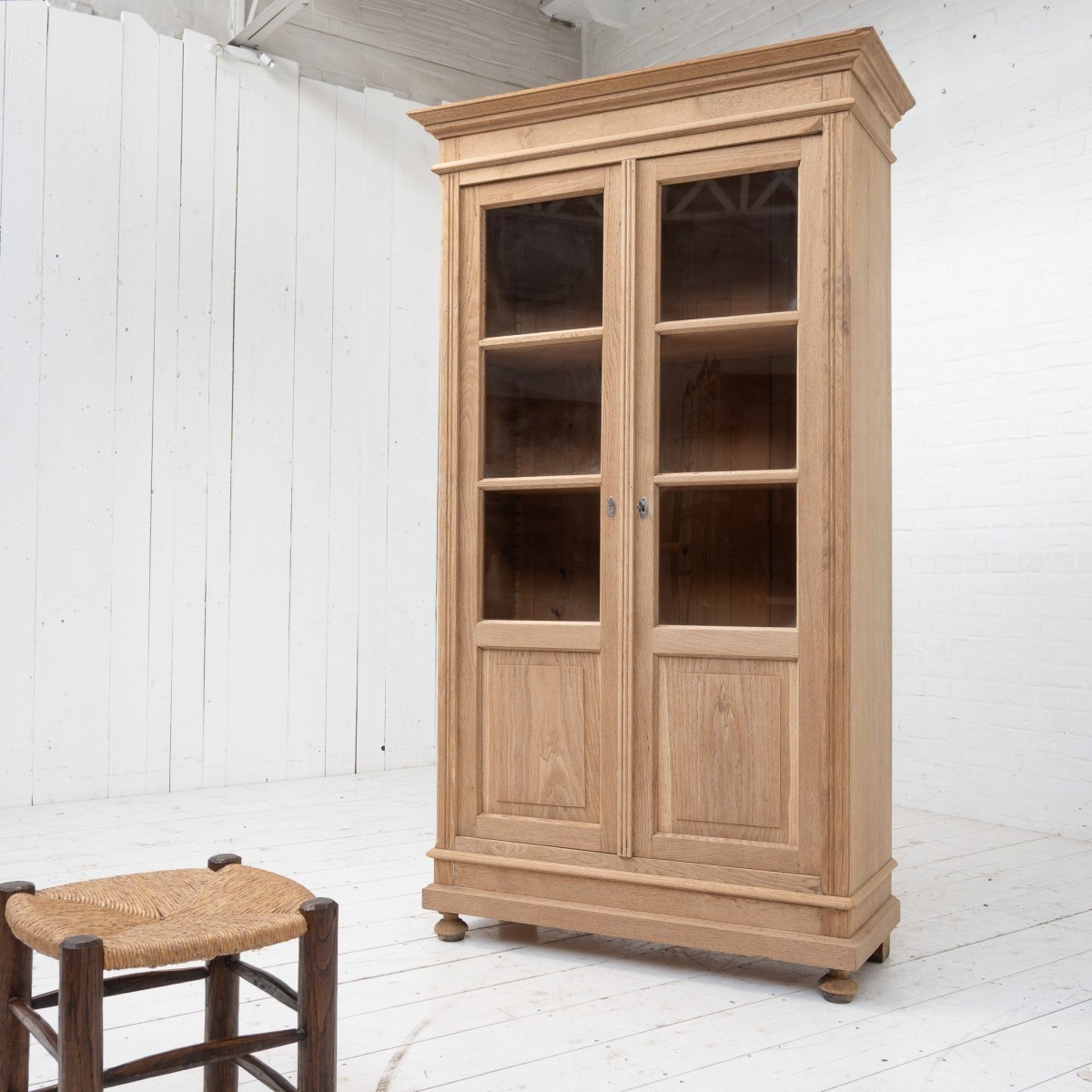 Vitrines 2 portes en chêne - 1920