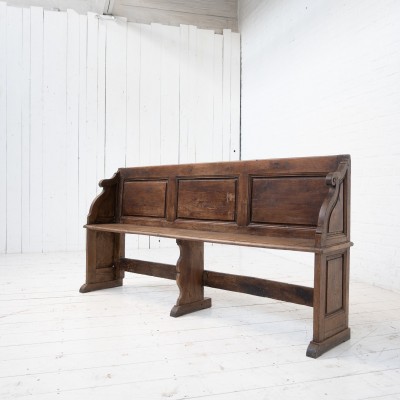 Oak bench – France 19th century