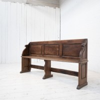 Oak bench – France 19th century