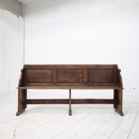 Oak bench – France 19th century