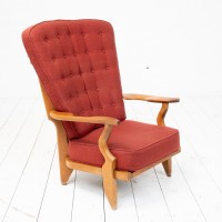 Fauteuil GUILLERME et CHAMBRON Grand Repos FRANCE 1960