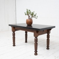 Console chêne et pierre - XIXème siècle