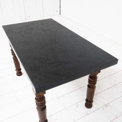 Console chêne et pierre - XIXème siècle