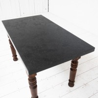 Console chêne et pierre - XIXème siècle