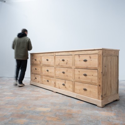 Ancien meuble de commerce à tiroirs - début XXème siècle