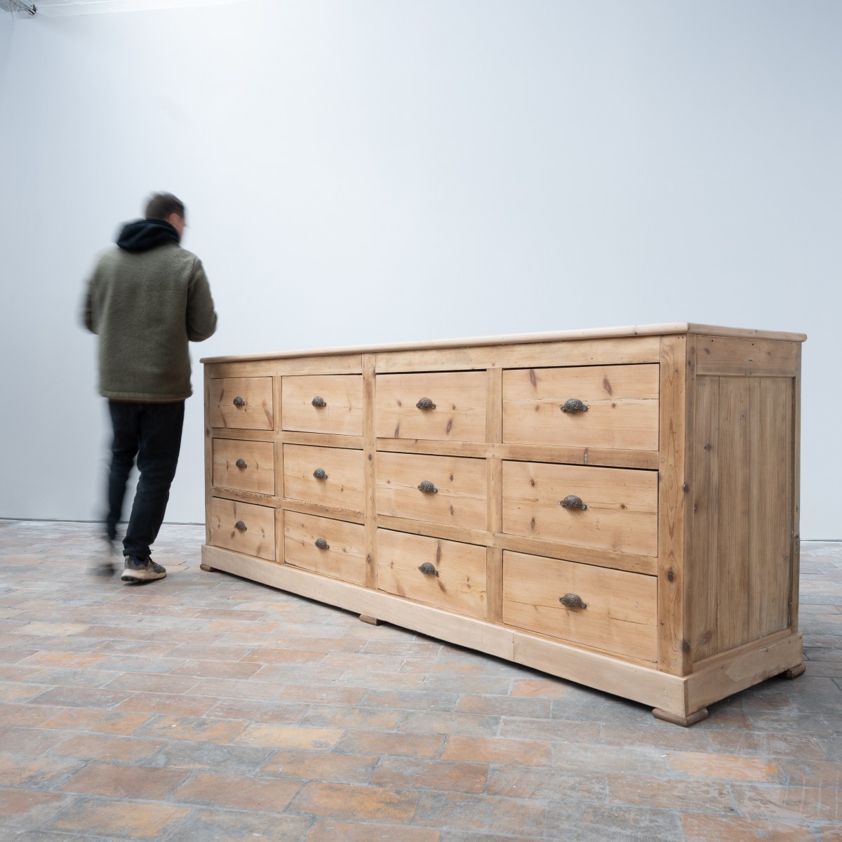 Ancien meuble de commerce à tiroirs - début XXème siècle