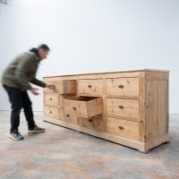 Ancien meuble de commerce à tiroirs - début XXème siècle