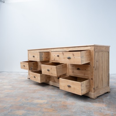 Ancien meuble de commerce à tiroirs - début XXème siècle