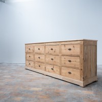 Ancien meuble de commerce à tiroirs - début XXème siècle