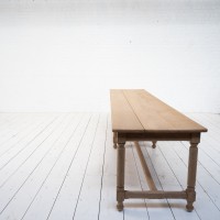 Imposante console en chêne massif - début XXème siècle