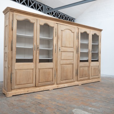 Large oak bookcase - France 19th century