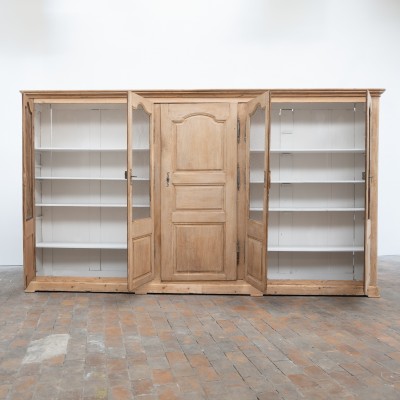 Large oak bookcase - France 19th century