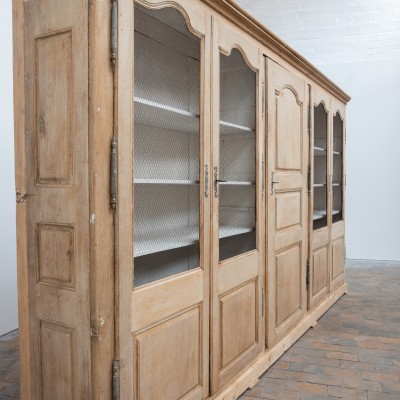 Large oak bookcase - France 19th century