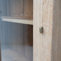 vGrande vitrine deux portes en chêne - XXème