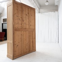 Grande vitrine deux portes en chêne - XXème