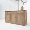 Oak sideboard with three doors - France 19th-century