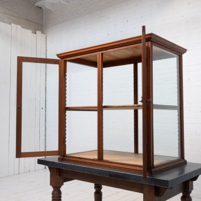 Antique shop display cabinet, circa 1920