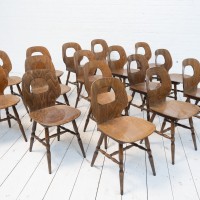 1 à 16 Chaises Baumann, 1960