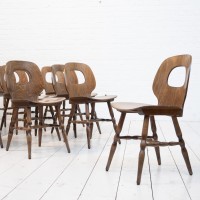 1 à 16 Chaises Baumann, 1960