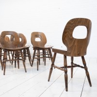 1 à 16 Chaises Baumann, 1960