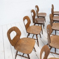 1 à 16 Chaises Baumann, 1960