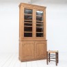 Two-part oak cabinet - early 20th century