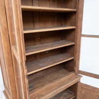 Two-part oak cabinet - early 20th century