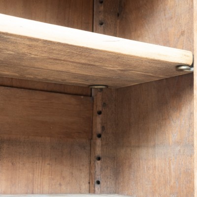 Two-part oak cabinet - early 20th century