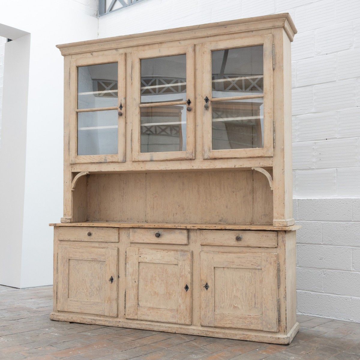 Buffet deux corps en bois, XIXème