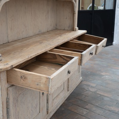 Buffet deux corps en bois, XIXème