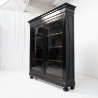 Antique Napoleon III two-door display cabinet – 19th century