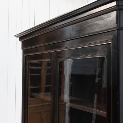 Antique Napoleon III two-door display cabinet – 19th century