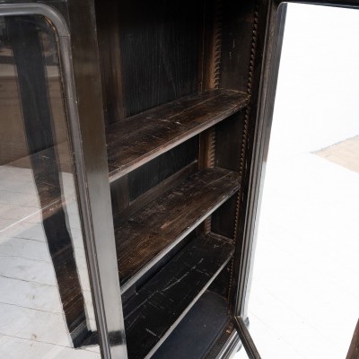 Antique Napoleon III two-door display cabinet – 19th century