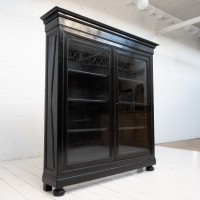 Antique Napoleon III two-door display cabinet – 19th century