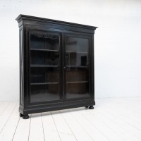 Antique Napoleon III two-door display cabinet – 19th century