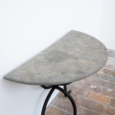 Paire de consoles de forme demi-lune - Début XXème