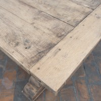 Grande table de monastère en chêne - XXème