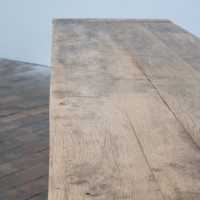 Grande table de monastère en chêne - XXème