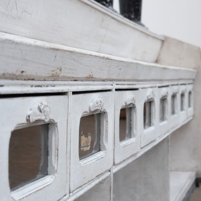 Grand meuble d'épicerie en bois - Début XXème