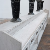 Grand meuble d'épicerie en bois - Début XXème