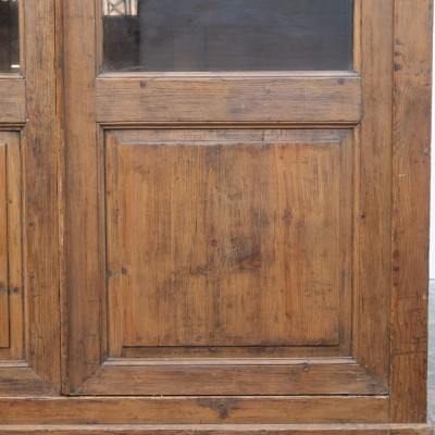 Imposante vitrine en bois - France 1900
