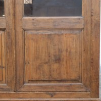 Imposante vitrine en bois - France 1900