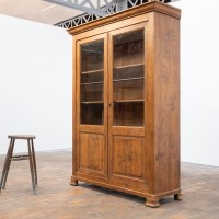 Imposante vitrine en bois - France 1900